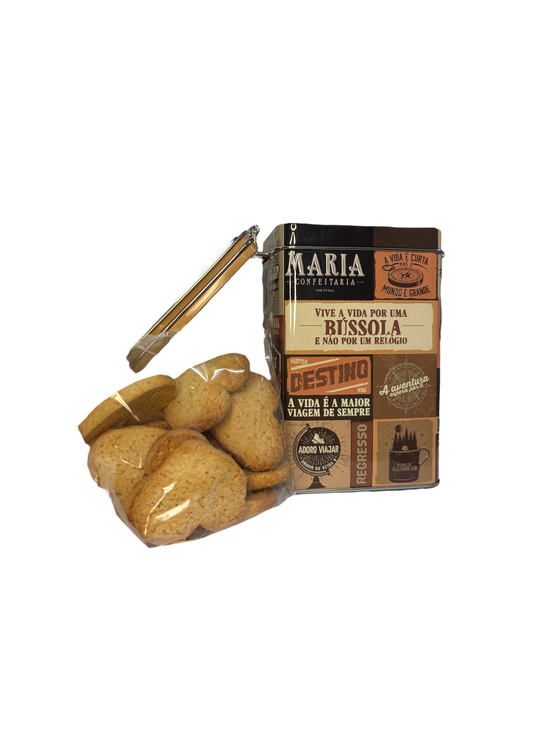 Biscotti in scatola di latta